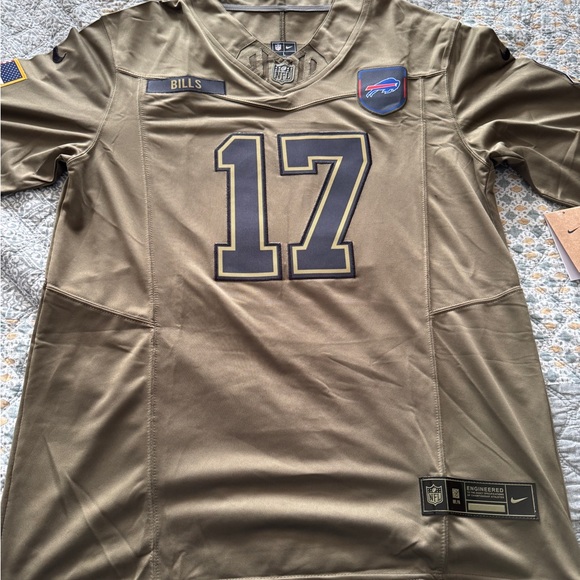Josh Allen Salute To Service Buffalo Bills Jersey. *PLEASE READ FULL DESCRIPTION - Picture 2 of 5